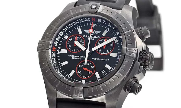 (BREITLING)ブライトリング ブランド コピー 時計 アベンジャー シーウルフ クロノ ブラックスティール M73390-2022