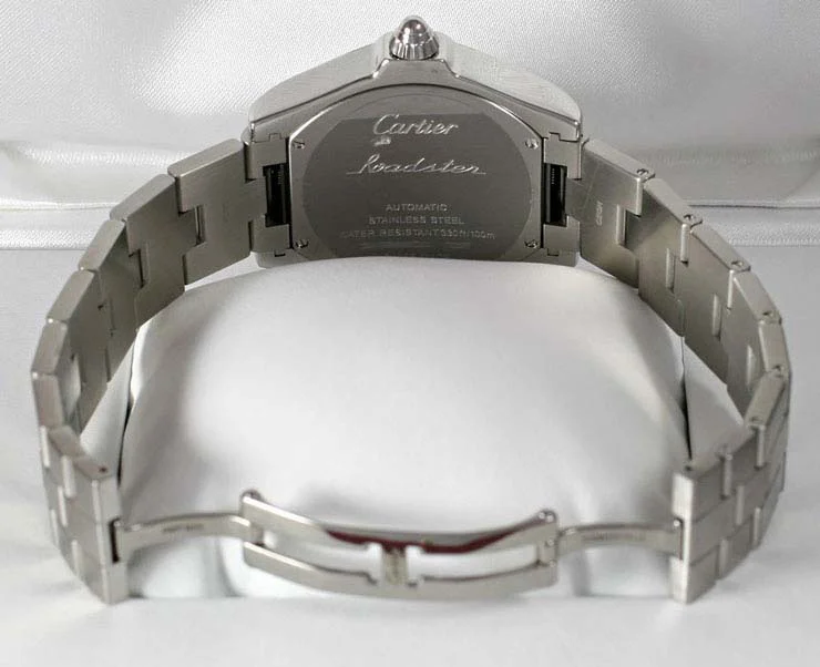 ブランド CARTIERカルティエ 時計コピー ロードスター S シルバーオパラインダイアル W6206017