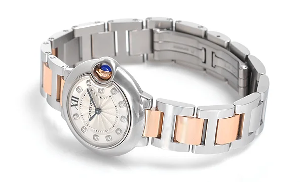 カルティエ コピー時計 バロンブルー 28mm WE902030