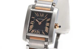 人気 カルティエ ブランド レディース タンクフランセーズ SM W5010001 スーパーコピー 時計