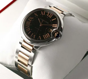 ブランド カルティエ バロン ブルーカルティエ コンビ W6920032 コピー 腕時計