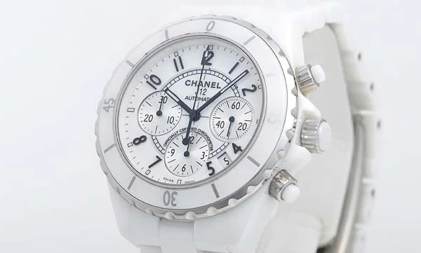 偽物CHANELシャネル時計 ホワイトセラミック J12 クロノ H1007_