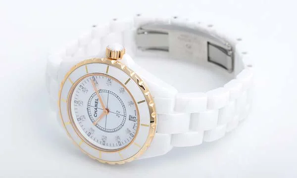 偽物CHANELシャネル時計 ホワイトセラミック/ピンクゴールドJ12 38 H2180 偽物CHANELシャネル時計 ホワイトセラミック/ピンクゴールドJ12 38 H2180