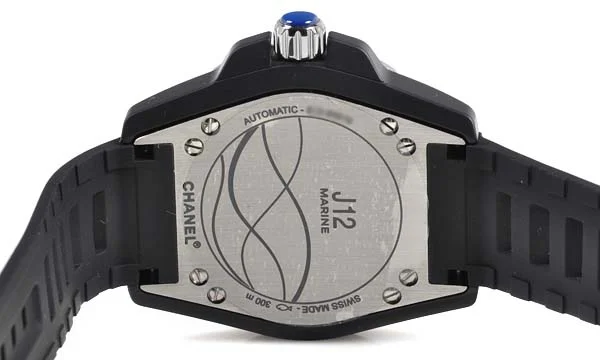 偽物CHANELシャネル時計 ブラックセラミック J12 マリーン 38 H2561