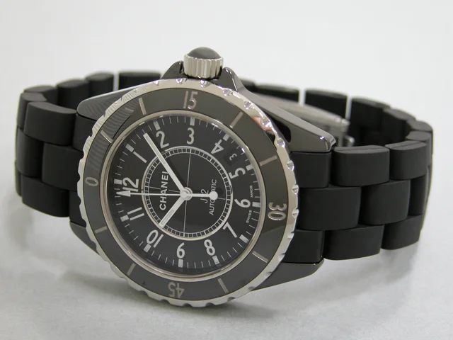シャネル CHANEL時計 J12 38mm　ブラックラバーブレス ブラック H0684
