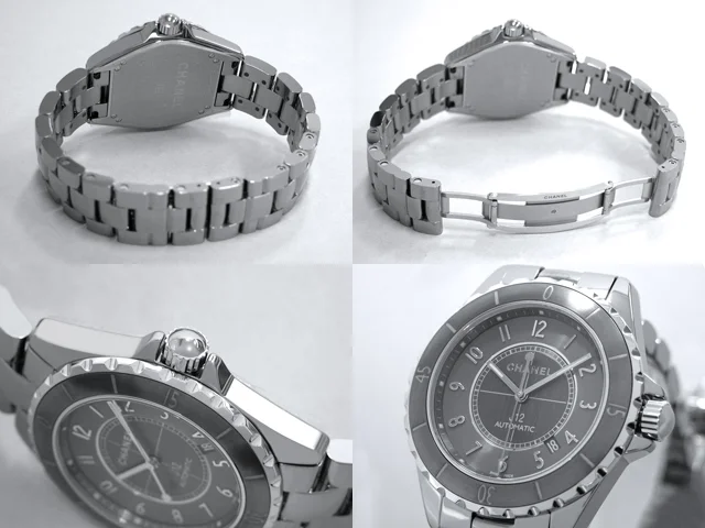 シャネル CHANEL時計 J12　クロマティック 41mm　チタンセラミック グレー H2934