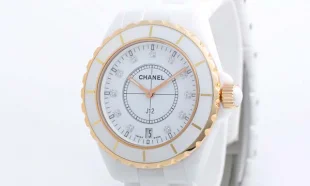 シャネル セラミック/ピンクゴールドJ12 38 H2180 時計