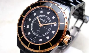 シャネル セラミック/ピンクゴールド J12 38 H2544 時計