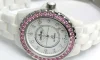シャネル J12 オートマティック ピンクサファイアベゼル H2011 時計 コピー (2)