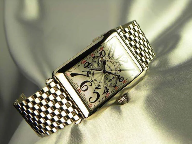 腕時計 コピー FRANCK MULLER フランクミュラー ロングアイランド ワンプッシュクロノグラフ ブレスレット 1100MP