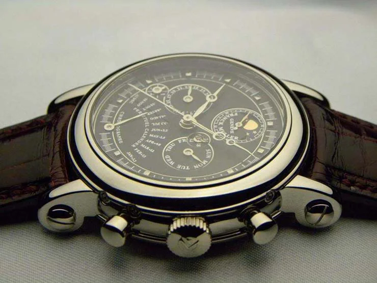 FRANCK MULLER フランクミュラー 時計 偽物 ラウンドパーペチュアルカレンダークロノグラフ 7000QPE