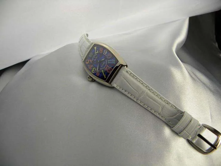 FRANCK MULLER フランクミュラー 時計 偽物 トノウカーベックス レディース カラードリーム ブルー 1750S6COLDREAMS