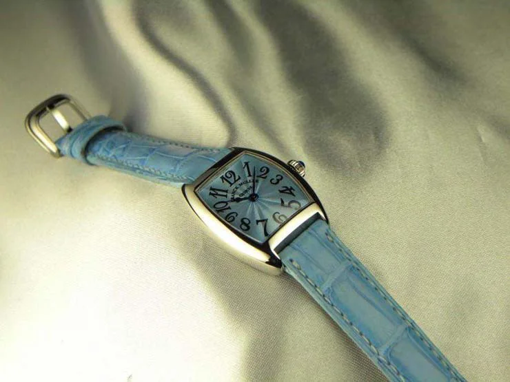 腕時計 コピー FRANCK MULLER フランクミュラー トノウカーベックス インターミディエ パステルブルー 2251QZ