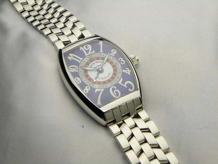 FRANCK MULLER フランクミュラー スーパーコピー時計 ヴェガス ブルーダイヤル 6850VEGAS