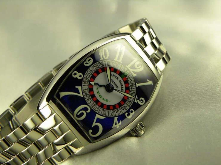 FRANCK MULLER フランクミュラー スーパーコピー時計 ヴェガス ブルーダイヤル 6850VEGAS