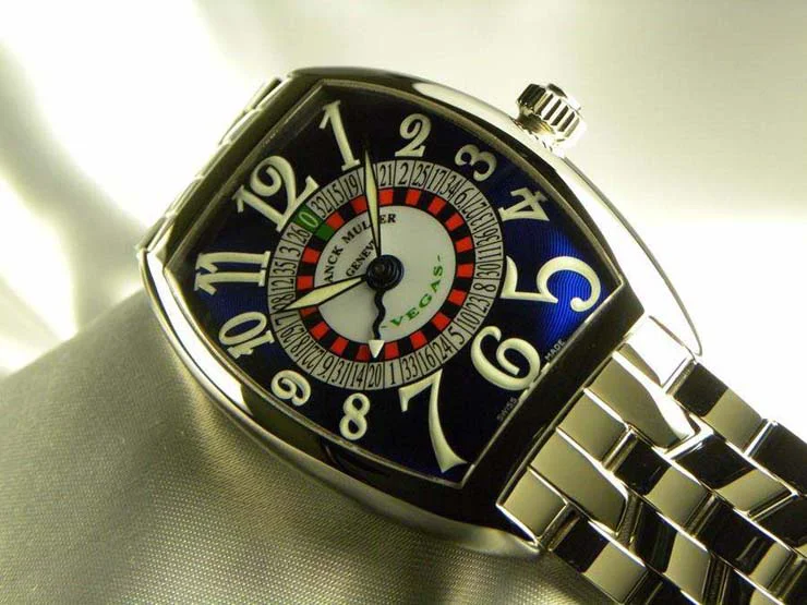 FRANCK MULLER フランクミュラー スーパーコピー時計 ヴェガス ブルーダイヤル 6850VEGAS