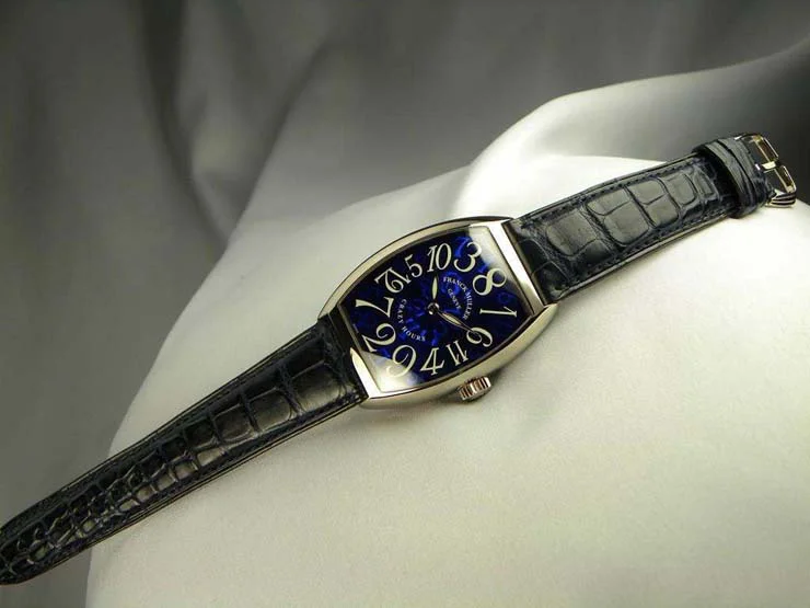 腕時計 コピー FRANCK MULLER フランクミュラー クレイジーアワーズ ブルーダイヤル 7851CH
