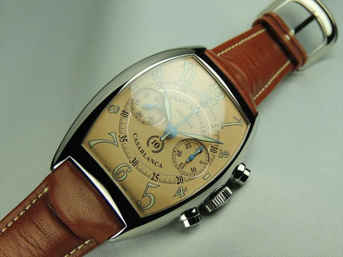 フランク・ミュラー コピー 時計 カサブランカ クロノグラフ 10周年記念モデル8880CASACC AC Salmon Pink