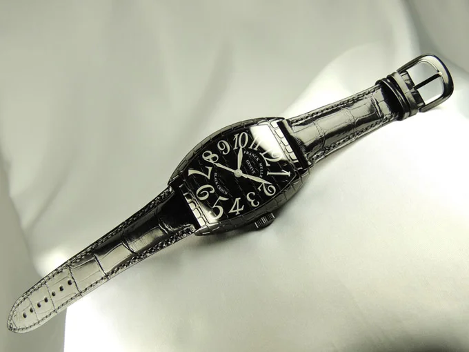フランク・ミュラー コピー 時計 ブラッククロコ　鏡面 8880SCBLKCRO AC Black