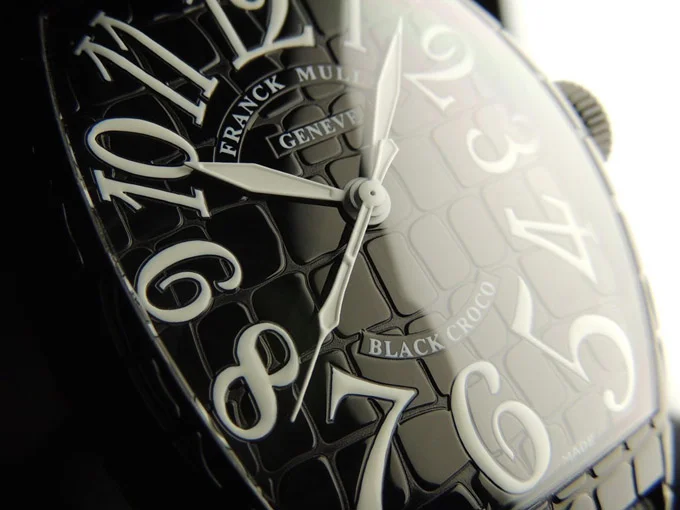 フランク・ミュラー コピー 時計 ブラッククロコ　鏡面 8880SCBLKCRO AC Black