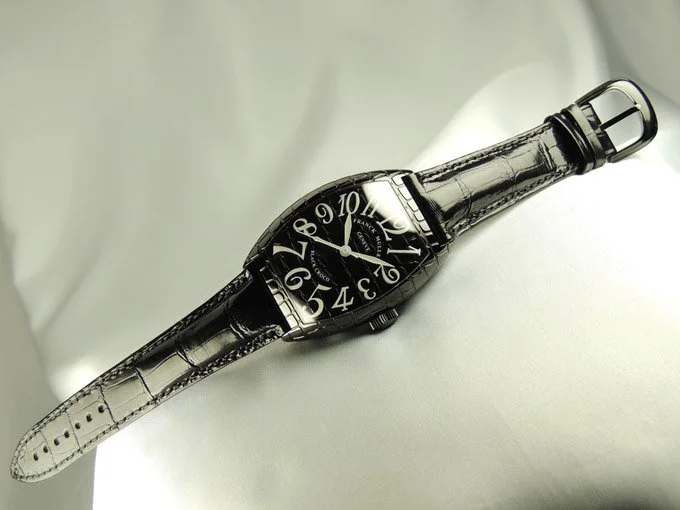 フランク・ミュラー コピー 時計 ブラッククロコ　鏡面 8880SCBLKCRO AC Black