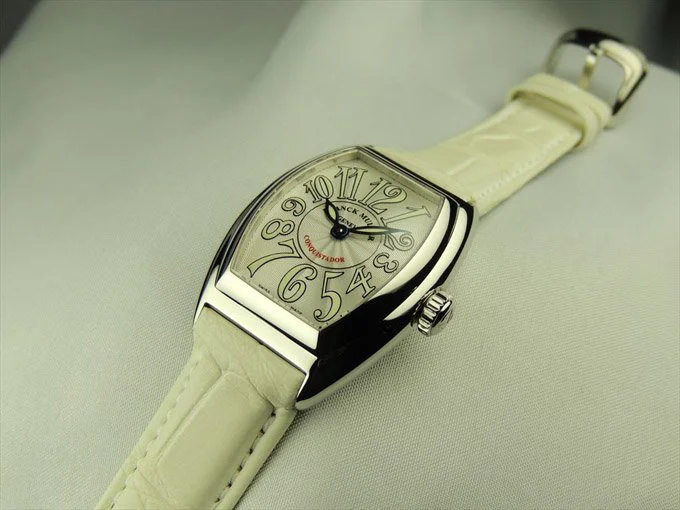 フランク・ミュラー コピー 時計 コンキスタドール レディース 8005LQZ White