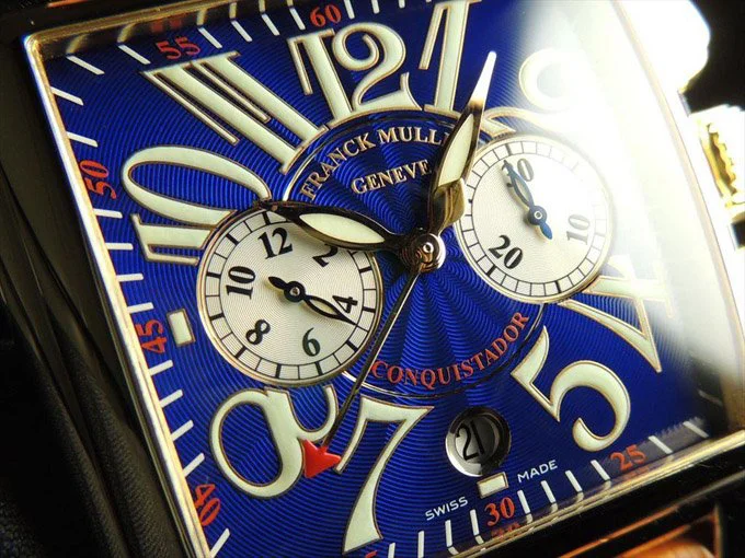 フランク・ミュラー コピー 時計 コンキスタドールコルテス 2カウンタークロノグラフ10000CC 3N Blue
