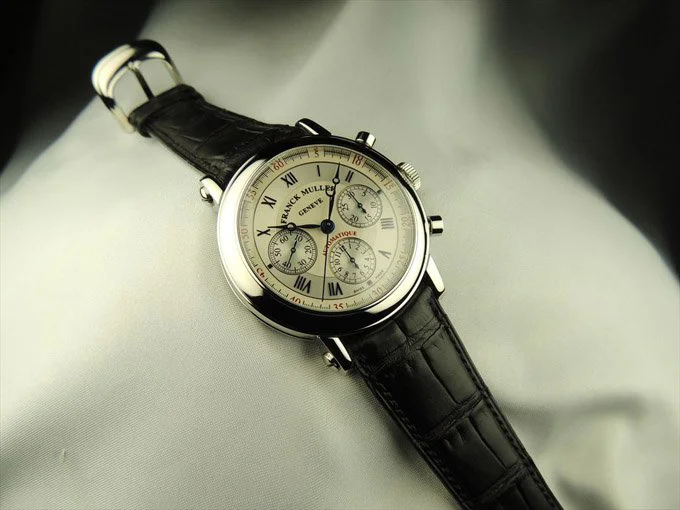 フランク・ミュラー コピー 時計 ラウンドクロノグラフ ホワイト 7002CCFF AC White