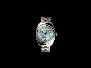 フランクミュラー トランスアメリカ レディース オートクォーツ 2000L OAC Pastel Blue スーパーコピー 時計