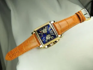 フランクミュラー コンキスタドールコルテス 2カウンター10000CC 3N Blue スーパーコピー 時計