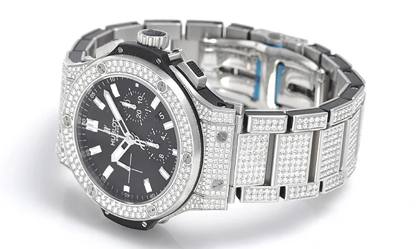 (HUBLOT)ウブロ スーパーコピー ビッグバン スチール ブレスレットパヴェ 301.SX.1170.SX.3704