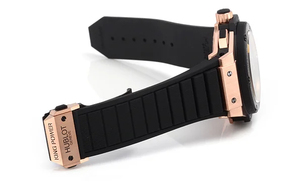 (HUBLOT)ウブロ コピー時計 キングパワー ウニコ GMT キングゴールドセラミック 771.OM.1170.RX (HUBLOT)ウブロ コピー時計 キングパワー ウニコ GMT キングゴールドセラミック 771.OM.1170.RX