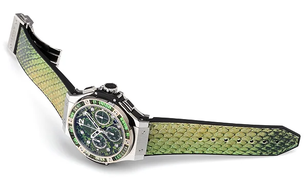 (HUBLOT)ウブロ コピー時計 ビッグバン ボアスチールグリーン 341.SX.7817.PR.1978