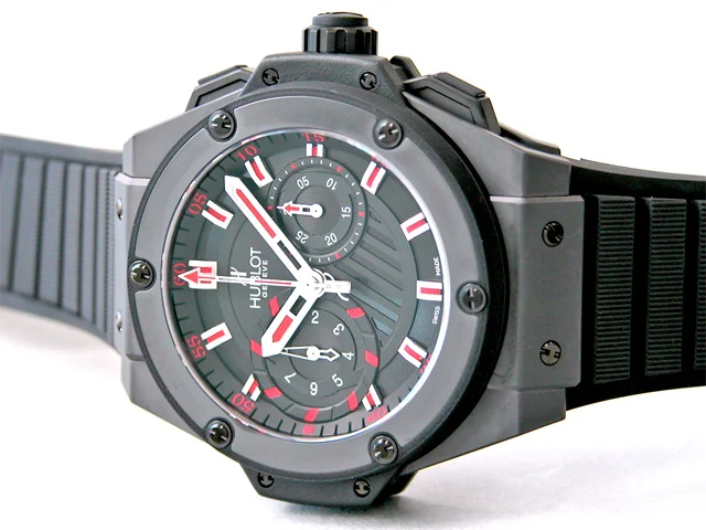 ウブロ 時計 コピー キングパワー フドロワイアント ブラックマジック.RX ブラックラバー ブラック715.CI.1123 