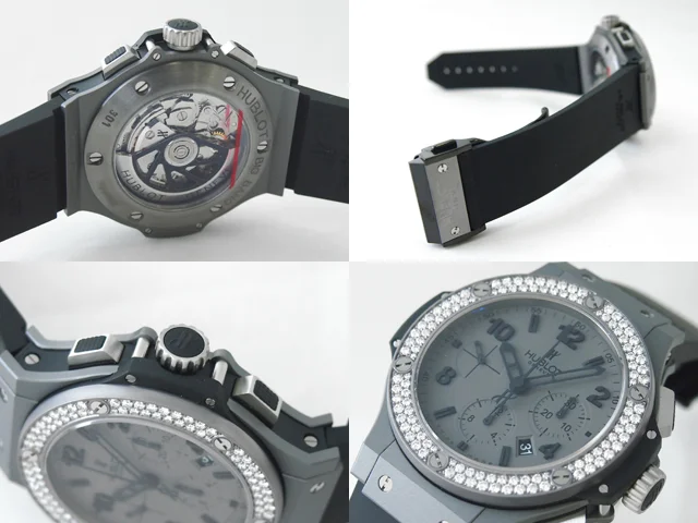 ウブロ 時計 コピー ビッグ・バン タンタルマット ベゼルダイヤ グレー 301.AI.460.RX.114