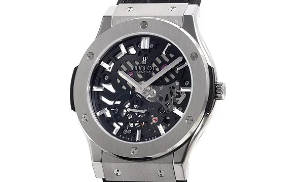 ウブロ 時計 コピー クラシックフュージョン クラシコ ウルトラシン スケルトン チタニウム 515.NX.0170.LR