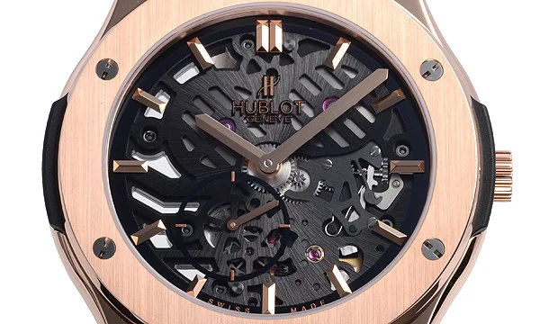 ウブロ 時計 コピー クラシックフュージョン クラシコ ウルトラシン スケルトン キングゴールド 515.OX.0180.LR