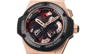 ウブロ キングパワー ウニコ ＧＭＴ キングゴールドセラミック 771.OM.1170.RX スーパーコピー 時計