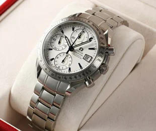 オメガ デイト ダイアル ブルーハンド ブレスレット3211.32 スーパーコピー 時計