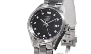 人気 タグ·ホイヤー カレラレディ クォーツ ダイヤモンド WV1410.BA0793 腕時計