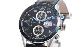 人気 タグ·ホイヤー カレラタキメーター クロノデイデイト CV2A1C.FC6272 腕時計