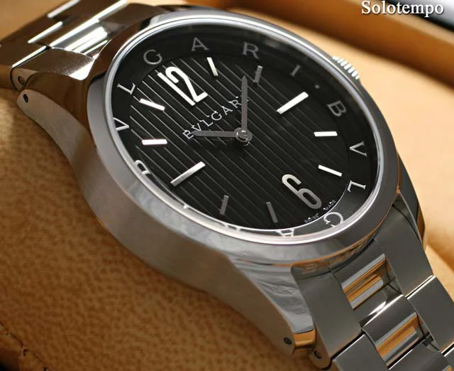 ブランド ブルガリBvlgari 時計コピー ソロテンポ ブラックダイアル ST37BSS ブランド ブルガリBvlgari 時計コピー ソロテンポ ブラックダイアル ST37BSS
