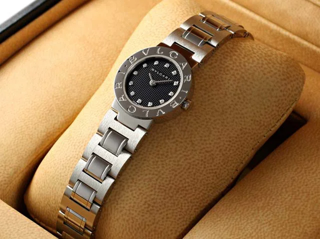 ブランド ブルガリBvlgari 時計コピー レディース ブラックダイヤル/12ダイヤインデックス BB23BSS/12N